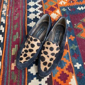 Vintage Stuart Weitzman Fur Loafers